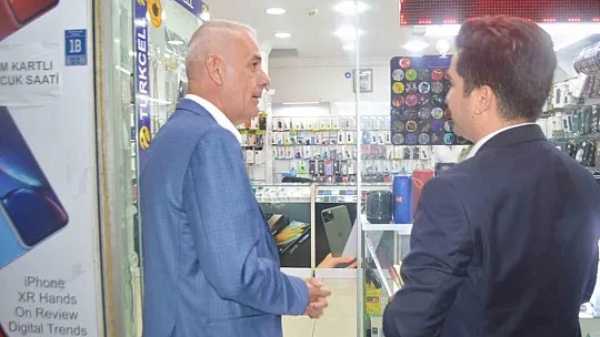 Kaymakam Aksoy kapalı çarşı esnafını tütüne karşı uyardı