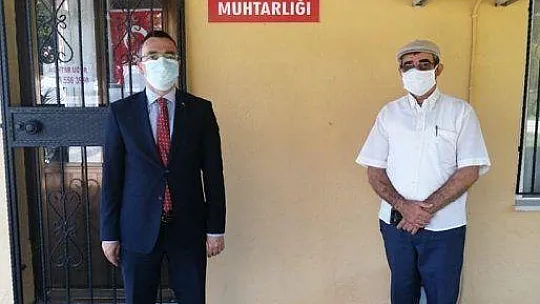 Kaymakam Arslan'dan muhtarlara ziyaret