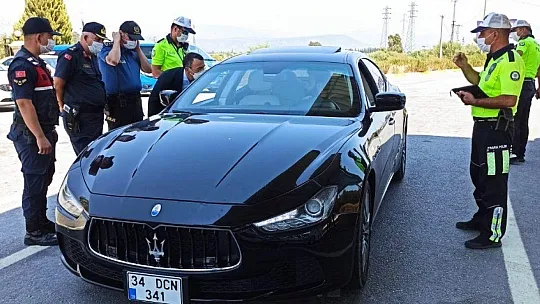Kaymakam Arslan trafik denetimi yaptı