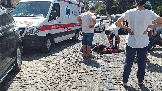 Kaza sonrası şoka girdi