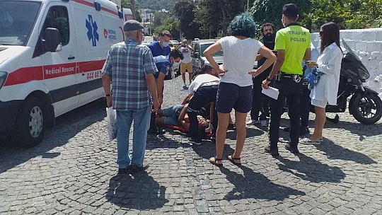 Kaza sonrası şoka girdi