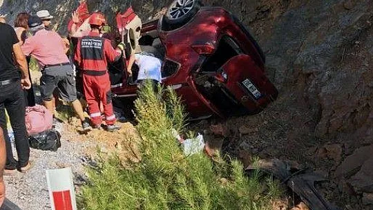 Kazada 5 kişi hafif yaralandı