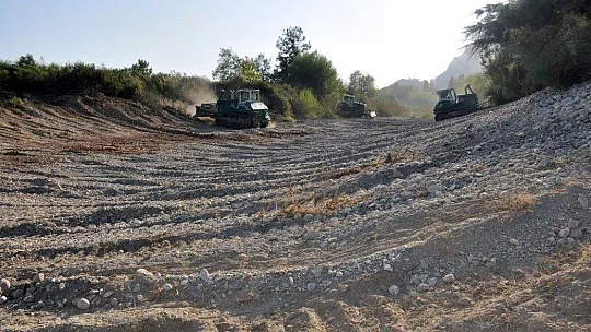 Kocadere'de temizlik çalışması sona erdi