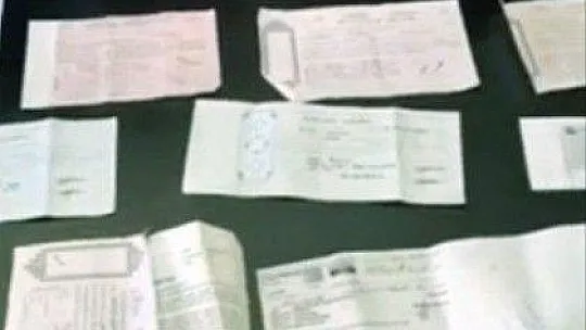 KOM ekipleri, tefecilik yapan şebekeyi ajandaları ile ele geçirdi