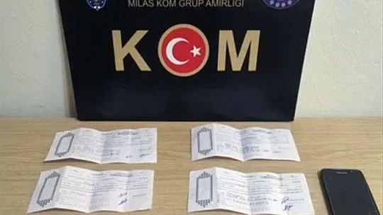 KOM ekipleri, tefecilik yapan şebekeyi ajandaları ile ele geçirdi