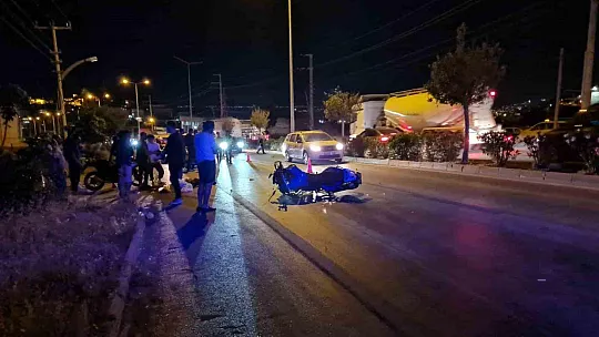 Kontrolden çıkan motosikletin sürücüsü olay yerinde hayatını kaybetti
