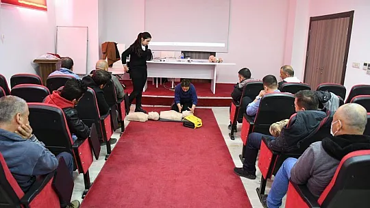 Köyceğiz Belediye personeline ilkyardım eğitimi verildi