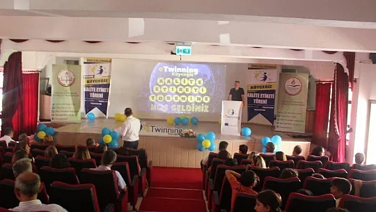Köyceğiz'de 'eTwinning' ilçe etiket töreni yapıldı