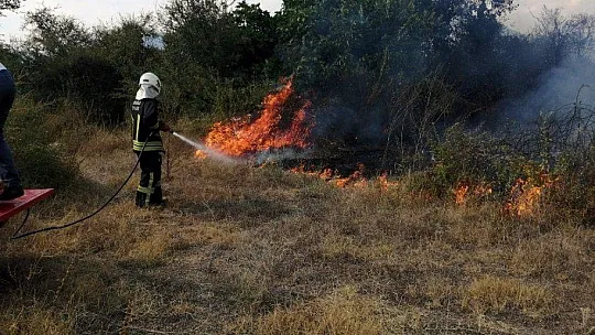 Köyceğiz'de alevlerin arasında kalan yaşlı adam hayatını kaybetti