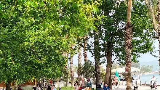 Köyceğiz'de bayram yoğunluğu yaşandı