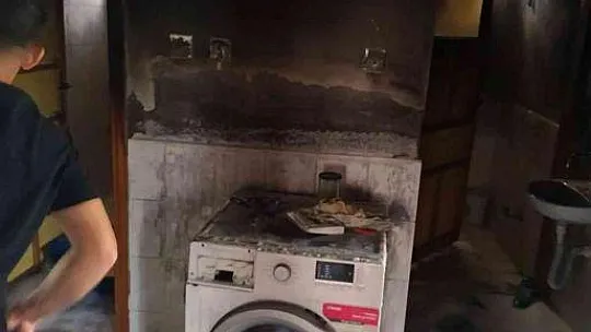 Köyceğiz'de ev yangın