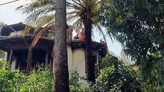 Köyceğiz'de ev yangını