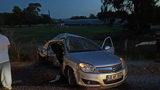 Köyceğiz'de kaza: 1 ölü, 1 yaralı