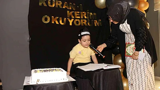 Köyceğiz'de Kur'an okumayı öğrenen minikler için yıl sonu etkinliği düzenlendi