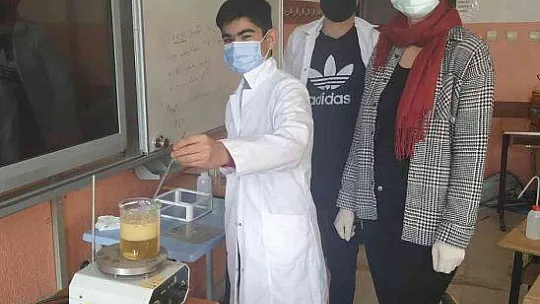 Köyceğiz'de Mesleki ve Teknik Anadolu Lisesi'nde atık yağlardan sabun üretiliyor