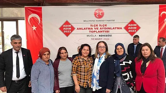 Köyceğiz'de MHP Adım Adım 2023 toplantısı gerçekleştirildi