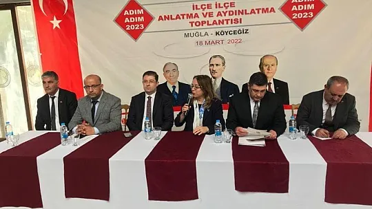 Köyceğiz'de MHP Adım Adım 2023 toplantısı gerçekleştirildi