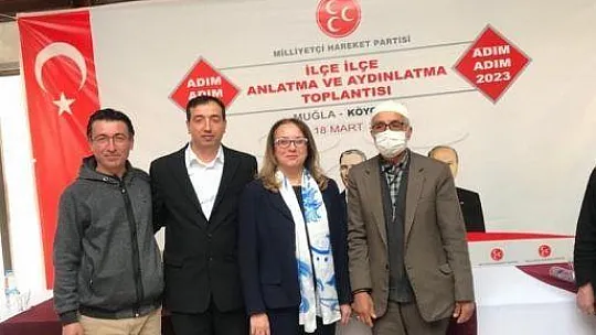 Köyceğiz'de MHP Adım Adım 2023 toplantısı gerçekleştirildi