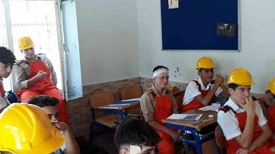 KÖYCEĞİZ'DE ÖĞRENCİLER TATBİKATI BAŞARIYLA TAMAMLADI
