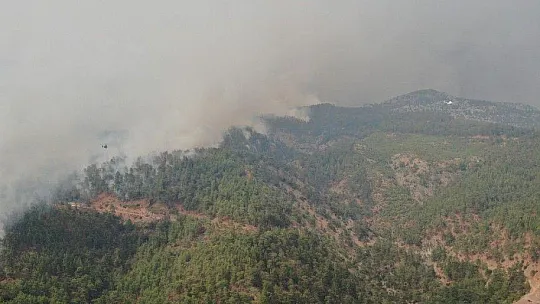 Köyceğiz'de orman yangını büyüdü, 3 kişi mahsur kaldı