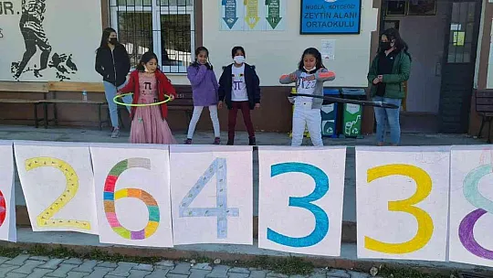 Köyceğiz'de Pi Günü ve pilav etkinliği gerçekleştirildi