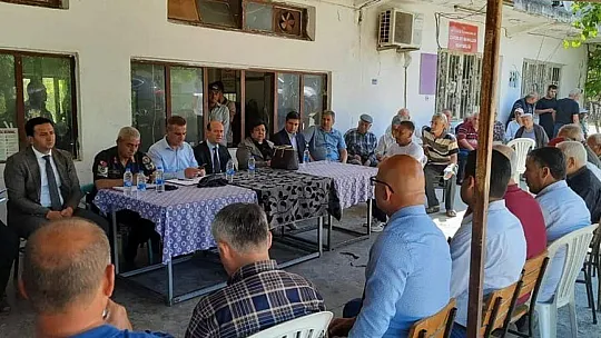 Köyceğiz'de vatandaşların talepleri değerlendiriliyor