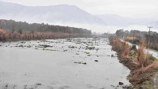 Köyceğiz Gölü taştı, Kordon'u su bastı