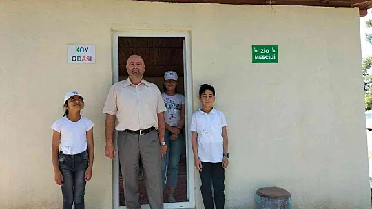 Köyceğiz Zeytinalanı Ortaokulu'nda, Köy Odası geleneği yaşatılıyor