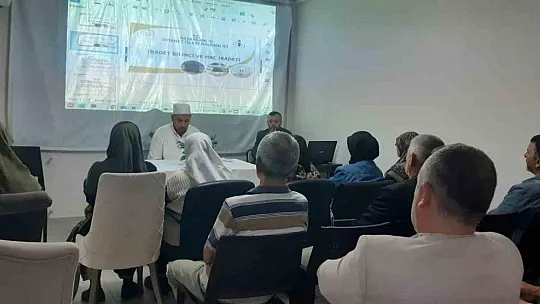 Hacı adaylarına aşı yapıldı