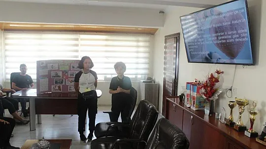 Köyceğizli öğrencilerden yapay zeka sunumu