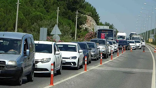 Kurban Bayramı tatili için yollara akın ettiler
