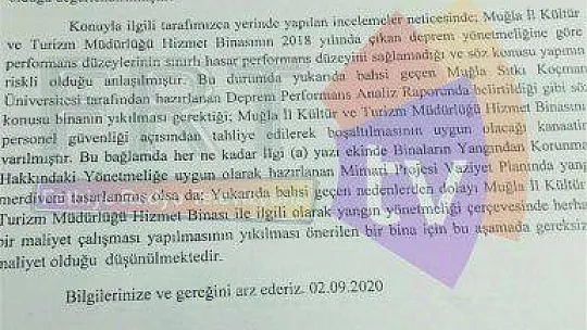 Turizmin Merkezinde, Depreme Dayanıksız Turizm Müdürlüğü Binası!