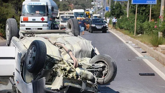 LPG yüklü tankere arkadan çarptı: 3 yaralı