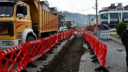 Ölüdeniz Caddesi'nde altyapı çalışmaları başladı