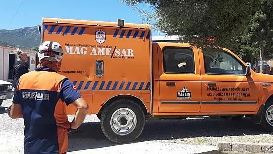 MAG AME gönüllüleri yangının söndürülmesine katkı verdi