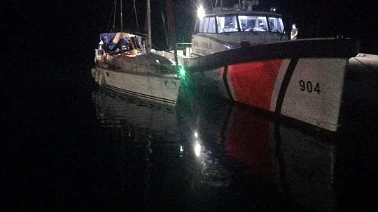 Marmaris açıklarında 54 sığınmacı kurtarıldı