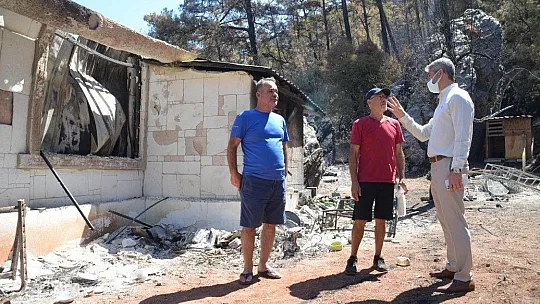 Marmaris Belediyesi yangınzedelere el uzattı