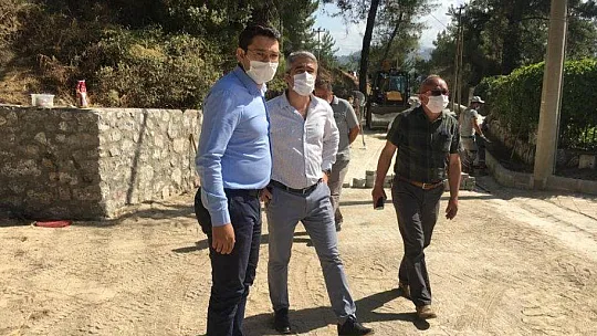 Marmaris Belediyesi yol yapım çalışmalarına hız verdi