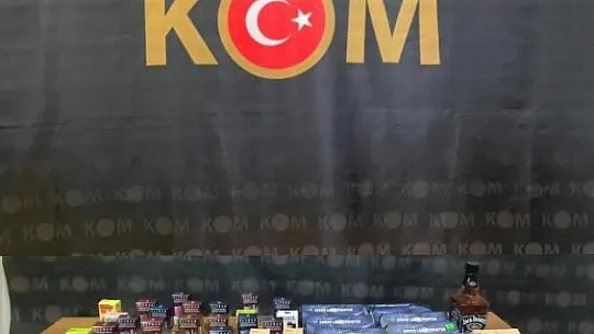 Bir haftada bir buçuk milyonluk kaçak mal ele geçirildi