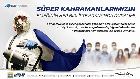 Marmaris'te 'Süper Kahramanlar' kamera karşısına geçti