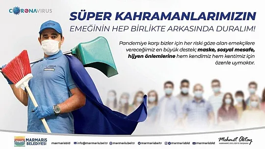 Marmaris'te 'Süper Kahramanlar' kamera karşısına geçti