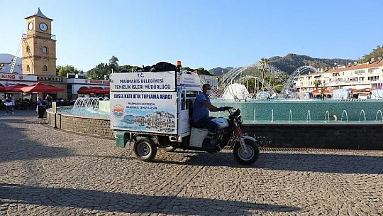 Marmaris'te 1 yılda 57 bin ton çöp toplandı