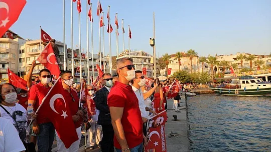 Marmaris'te 30 Ağustos coşkuyla kutlandı