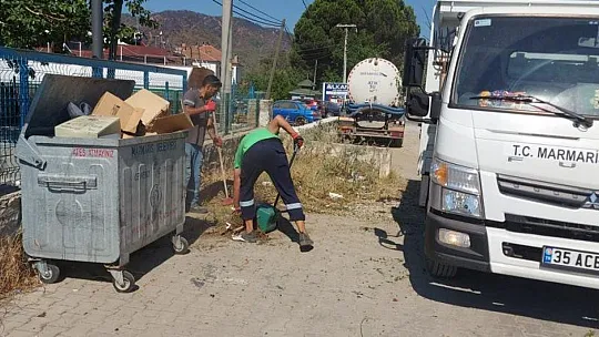 Marmaris'te 9 günde 3 bin ton çöp toplandı