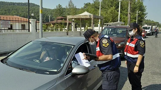 Marmaris'te bayram öncesi giriş noktası kontrolleri arttırıldı