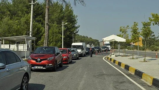 Marmaris'te bayram öncesi giriş noktası kontrolleri arttırıldı