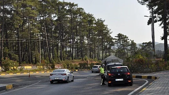 Marmaris'te bayram öncesi giriş noktası kontrolleri arttırıldı