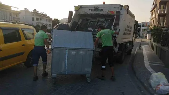 Bayram tatili boyunca 3 bin 192 ton atık toplandı
