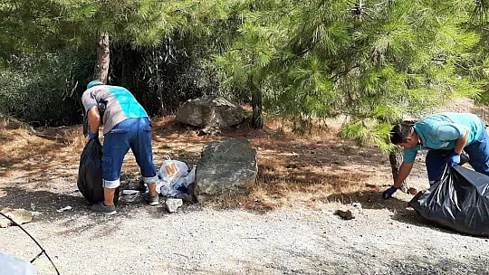 Marmaris'te bayramda 3 bin ton çöp toplandı