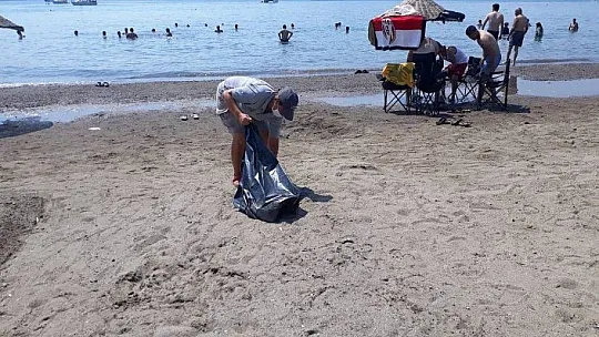 Marmaris'te bayramda 3 bin ton çöp toplandı